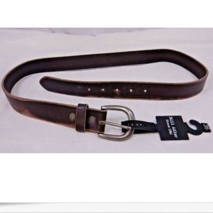 Men's Bill Adler Distressed Leather Belt Size 36